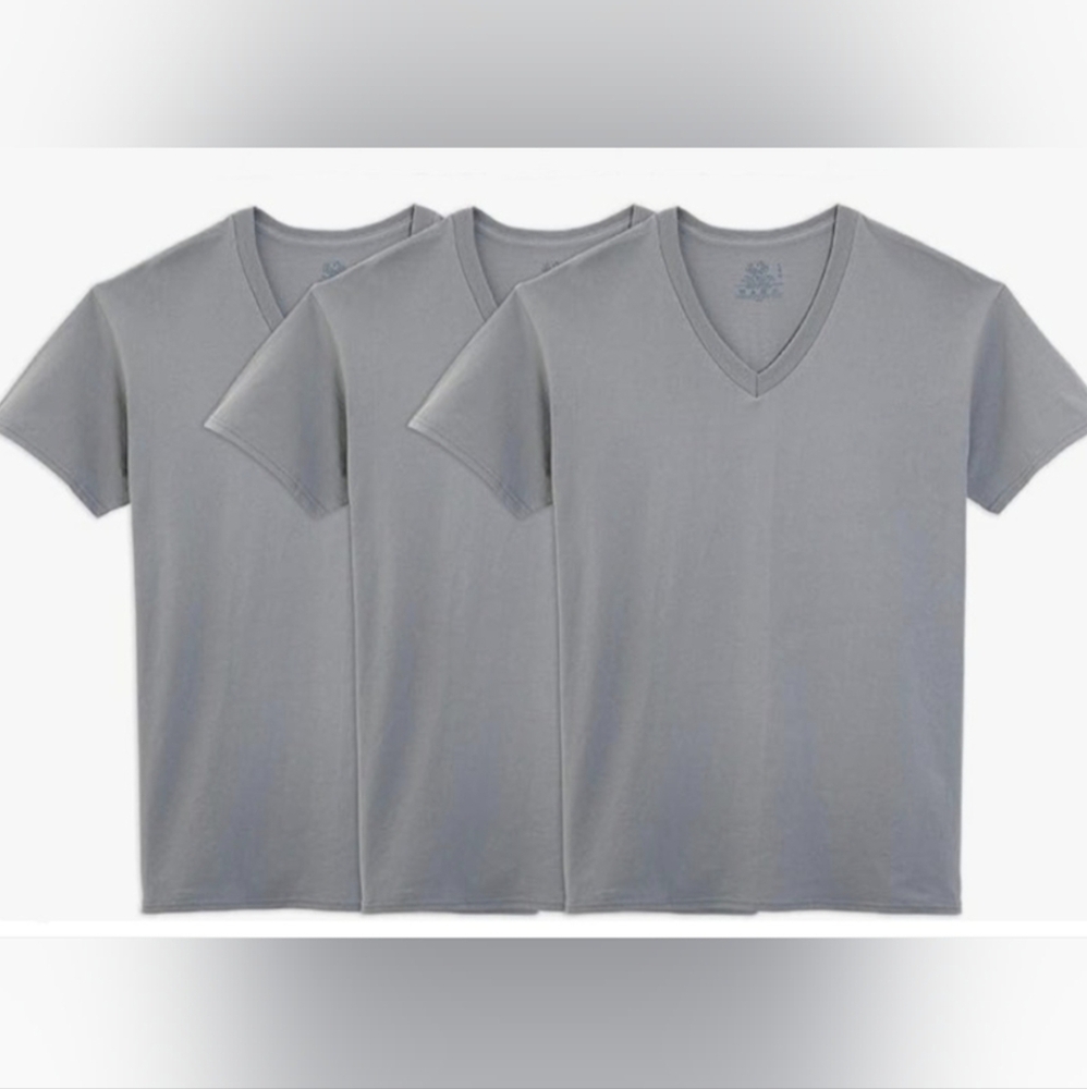 FRUIT OF THE LOOM 3 pack stay put tee